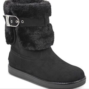 G BY GUESS AUSSIE BLACK BOOTS Size 6